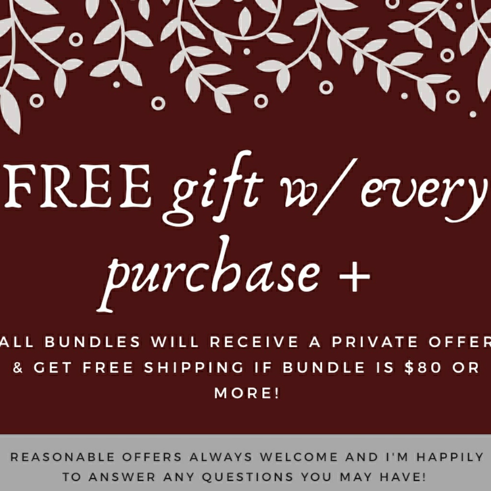 Taking offers and making bundles!